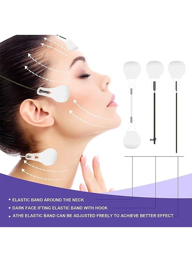 for Face Lift Tape, Invisible Face Lifting Sticker - 40pcs V Line Shaping Face Masks - Double Chin Reducer - Anti-Aging and Anti-Wrinkle Band - Contouring and Firming Face Lift Sheet - Image 5
