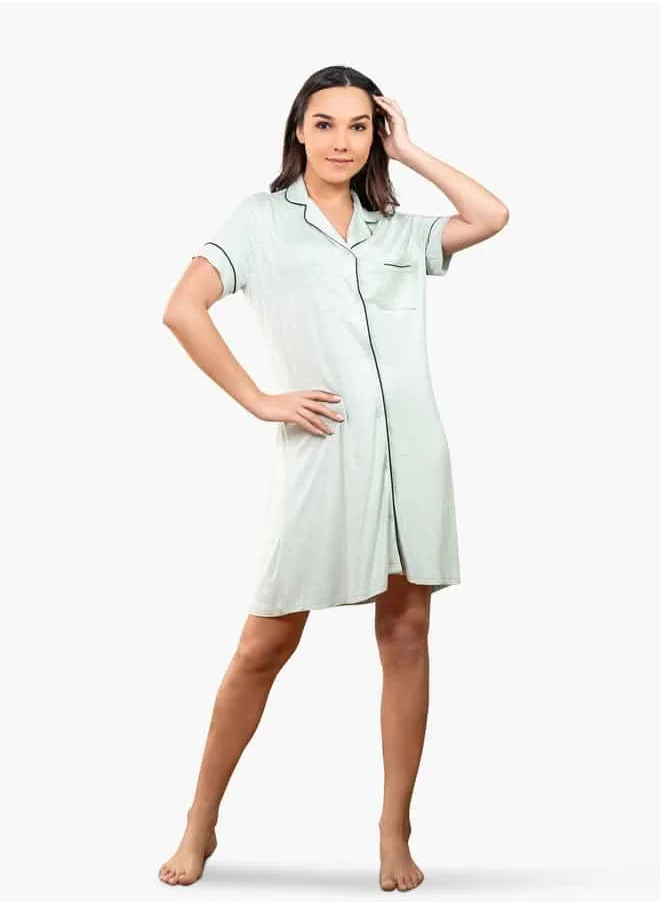 Aadaraya Ss Classic Sleep Shirt For Female