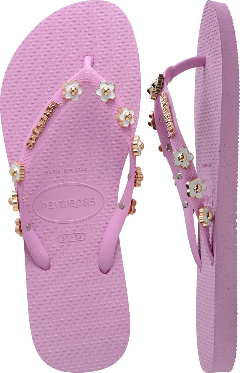 هافاياناس Lilac Women's Beach Slipper Slippers Slim