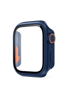 Generic Second Variable Ultra Watch Case For Apple Iwatchs10 Watch Case Modified PC Case Film Integrated S8 Protective Case-Colors:Midnight Blue-Exterior Dimension:45mm  Integrated Button  - Image 1