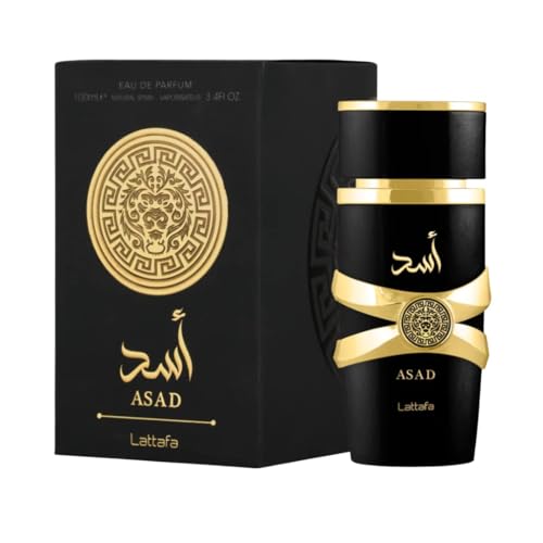 Lattafa for Unisex 2 Piece Eau de Parfum Gift Set Asad for Men Yara for Women 34 Ounce100 ml each - Image 3