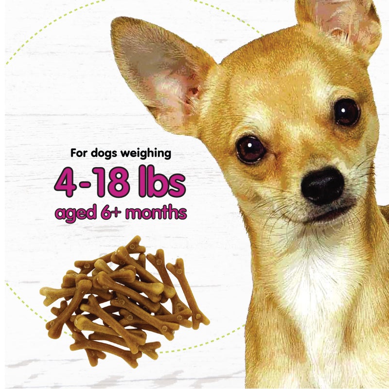Fido - Belly Bones for Dogs, Yogurt Flavored Mini Dog Dental Treats - 21 Treats Per Pack, 3 Pack - for Small Dogs, Made in USA, Plaque & Tartar Control, Fresh Breath, Digestive Health Support - Image 5