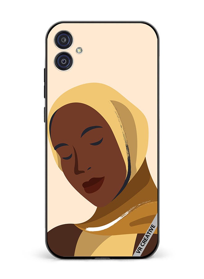 VR CREATIVE Protective Case Cover For Samsung Galaxy M04/F04 Cartoon Woman Shape Design Multicolour - Image 1