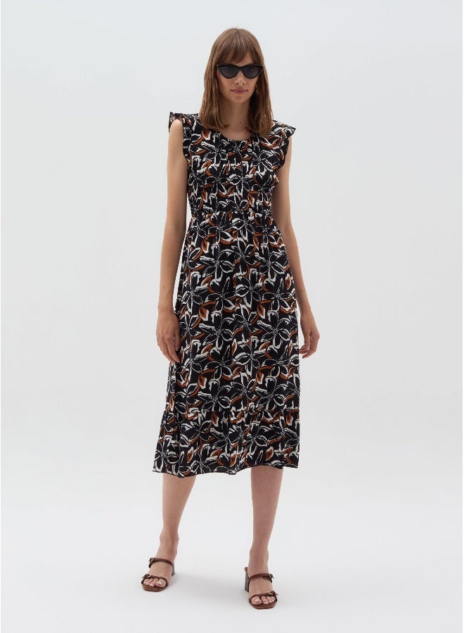 Ovs Floral Shirred Waist Dress - Image 2