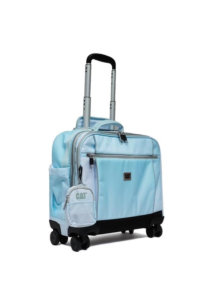 CATERPILLAR CAT SwiftRider 4 Wheel Trolley in Light Blue - Image 2