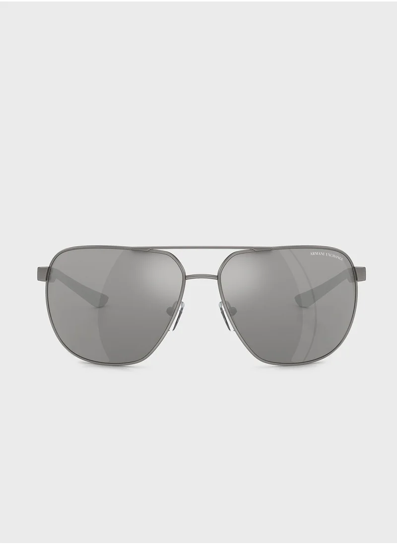 Armani Exchange 0Ax2047S Oversized Sunglasses