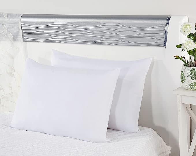 viva smart Dream Fibre Pillow 16X24 FiberMicrofiber White Pack of 2 - Image 1