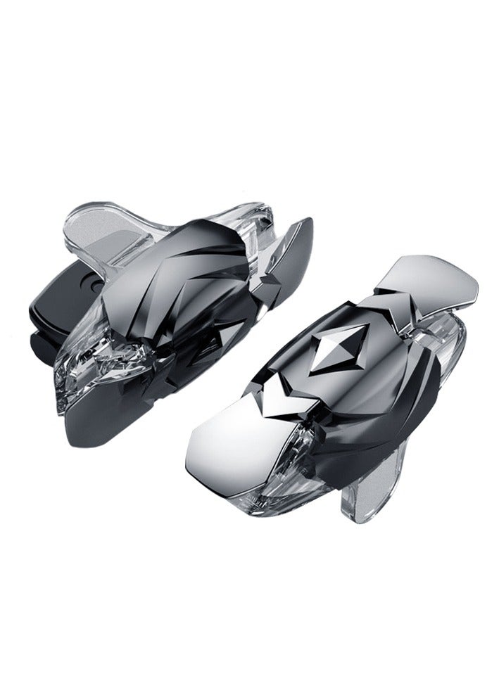 2-Piece PUBG L1R1 Shooter Trigger Gamepad Controller For Smart Phone - Wireless - Image 1