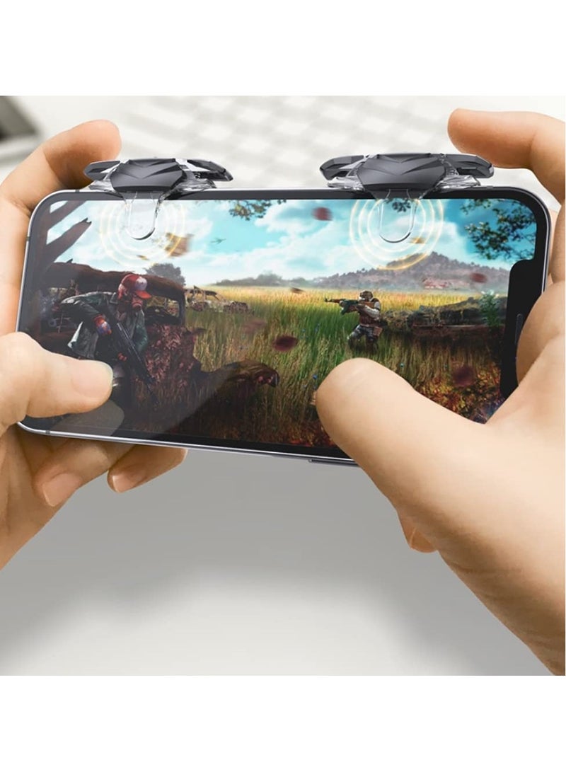 2-Piece PUBG L1R1 Shooter Trigger Gamepad Controller For Smart Phone - Wireless - Image 5