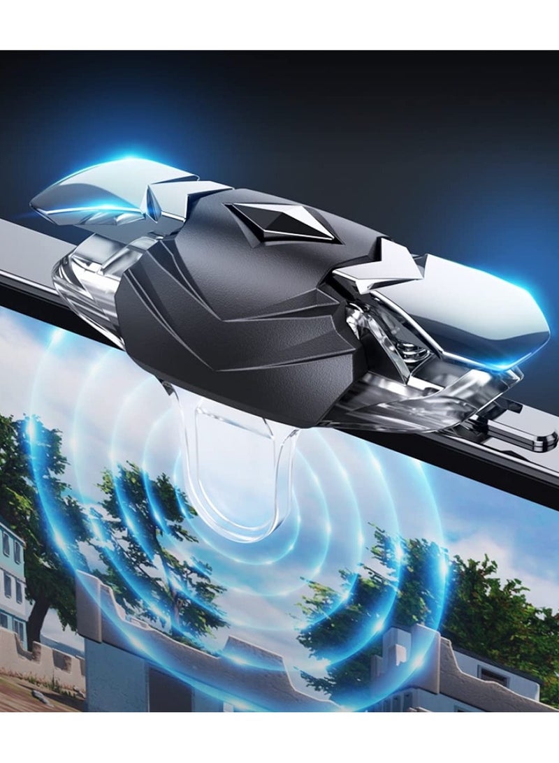 2-Piece PUBG L1R1 Shooter Trigger Gamepad Controller For Smart Phone - Wireless - Image 4