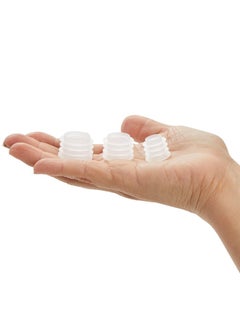 Juvale 45 Pack Press In Medicine Bottle Adapter for Syringe, 3 Sized Medical Dosing Adaptor for Oral Dispensers, Liquid Medication  - Image 5