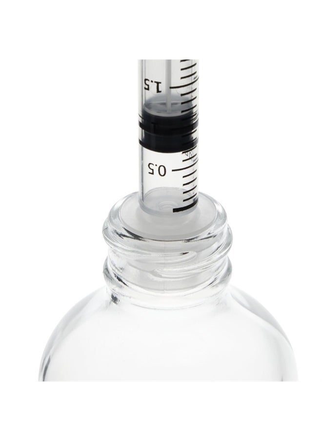 Juvale - 45 Pack Press In Medicine Bottle Adapter for Syringe, 3 Sized Medical Dosing Adaptor for Oral Dispensers, Liquid Medication - Image 1