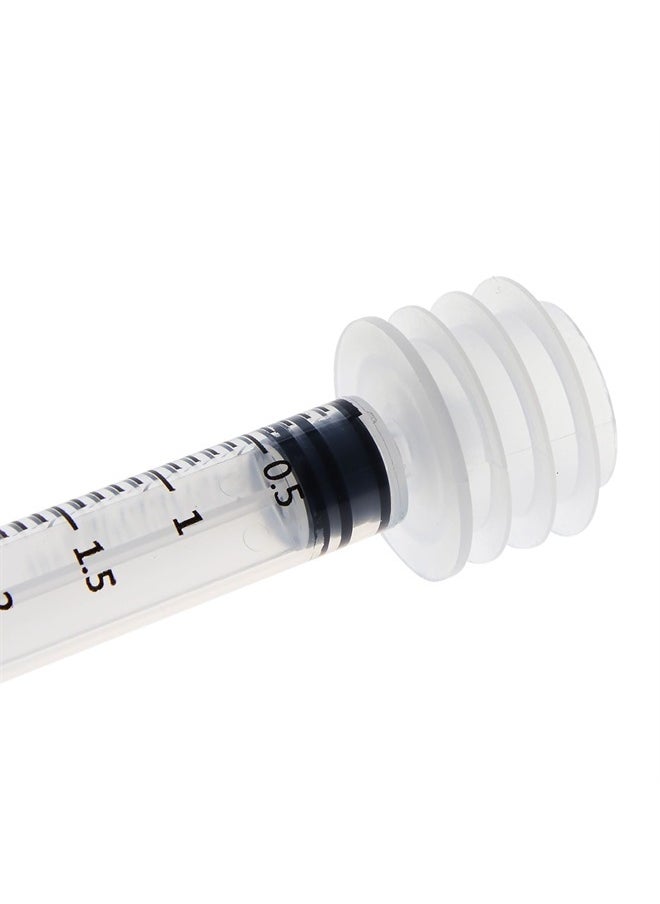 Juvale - 45 Pack Press In Medicine Bottle Adapter for Syringe, 3 Sized Medical Dosing Adaptor for Oral Dispensers, Liquid Medication - Image 1