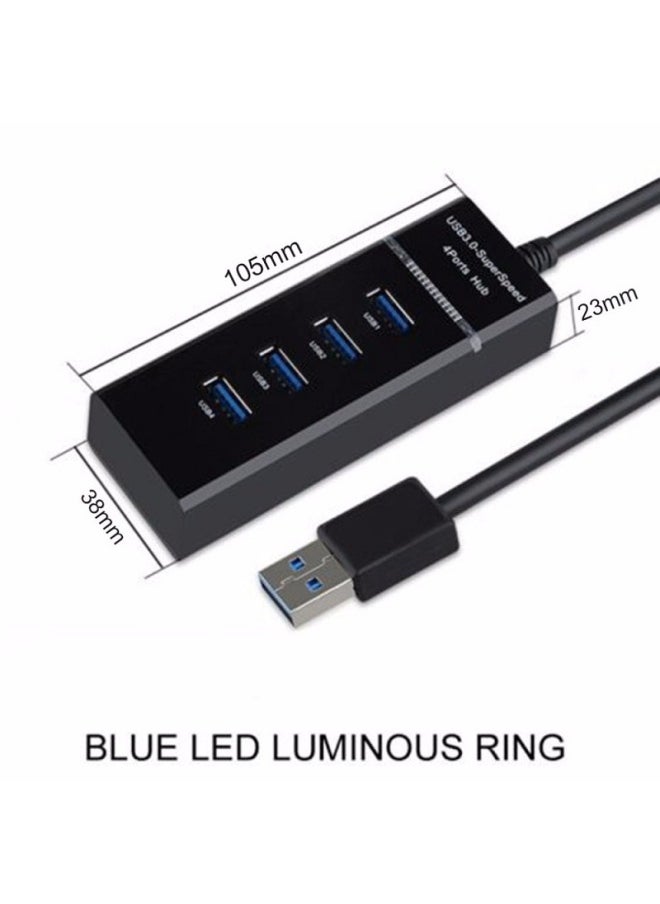 Generic Computer USB3.0 One-Four HUB Hub 3.0 Splitter Harbao 7-Port Expander Docking Station-Number Of Interfaces:Type 303-four-port Hub 30cm Cable  - Image 4