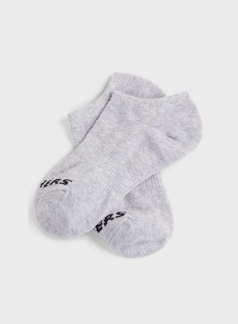 SKECHERS 3 Pack No Show Socks