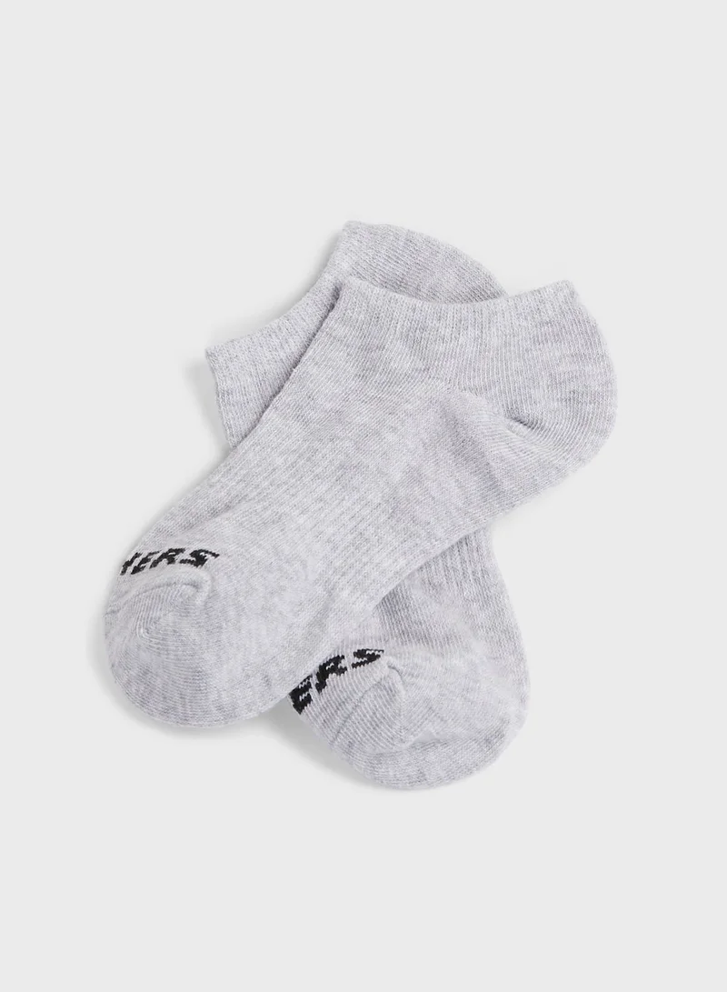 SKECHERS 3 Pack No Show Socks