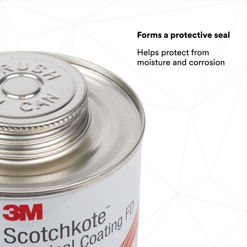 3M Scotchkote Electrical Coating FD, Fast-Drying Liquid, Flexible Sealant and Bonding Agent, Self-Contained Applicator, 15 oz. can - Image 5