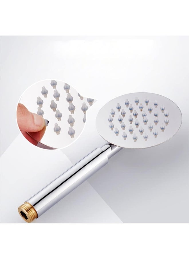 Rubik Shower Head High Pressure, Stainless Steel High Flow Rainfall Water Saving Handheld Showerhead  - Image 4