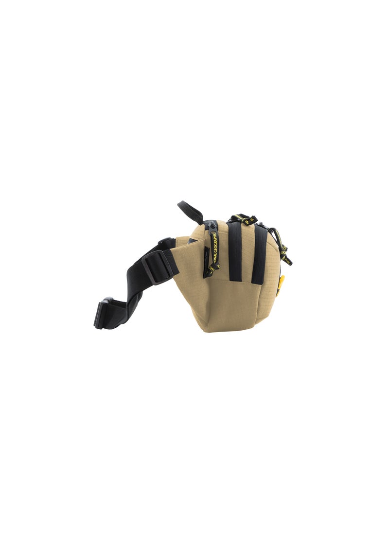 NATIONAL GEOGRAPHIC National Geographic Explorer III RPET Waist Bag Beige For Men And Women, Durable Casual Hip Bag With Adjustable Strap, Suitable For Travel, Outdoors, Gym, Hiking  - Image 4