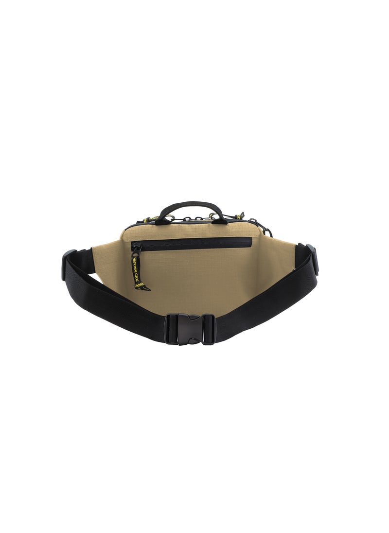 NATIONAL GEOGRAPHIC National Geographic Explorer III RPET Waist Bag Beige For Men And Women, Durable Casual Hip Bag With Adjustable Strap, Suitable For Travel, Outdoors, Gym, Hiking  - Image 3