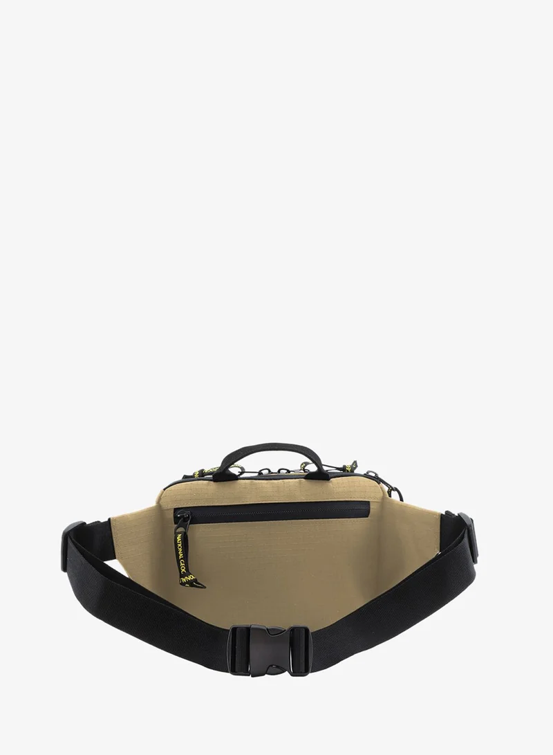 National Geographic Beige National Geographic Explorer III RPET Waist Bag Beige For Men And Women, Durable Casual Hip Bag With Adjustable Strap, Suitable For Travel, Outdoors, Gym, Hiking  | Best Price UAE