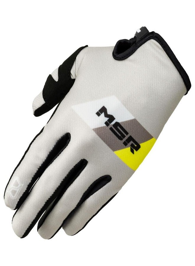 MSR™ Axxis Proto MTB Mountain Bike Dirt Bike Motocross MX BMX Outdoor Sports ATV UTV Powersports Riding Gloves for Men and Women Large Black/White/Orange - Image 1