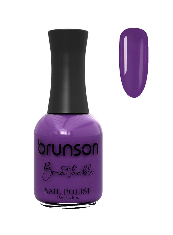 brunson Breathable Nail Polish Halal nail polish Wudu friendly Quick-Dry Vegan long lasting but easy peel off   18ml BH144