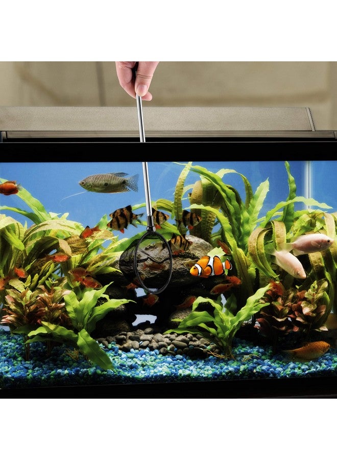 Mogoko Aquarium Fish Net, Fine Mesh Net for Fish Tank, Telescopic Fish Net with Extendable Stainless Steel Long Handle - Image 5