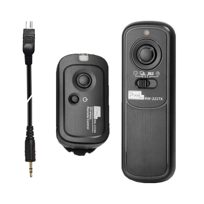 Pixel 2.4G Wireless Remote Control DC2 Remote Shutter Release Compatible with Nikon MC-DC2 Z7 Z7II Z6 Z6II Z5 D5600 D3300 D5000 D5100 D5200 D5300 D90 D7000 D7100 D7200 D7500 D780 D610 D750 P7700 P7800 - Image 1
