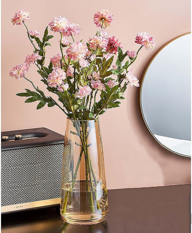 DECENT GLASS Conical Shape Luster Flower Vase 1