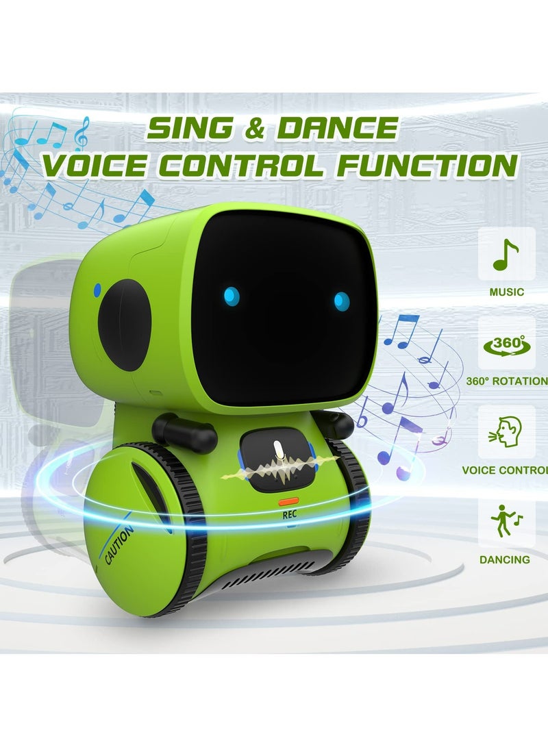 Kids Smart Robot Toys, Children Interactive Intelligent Robot Toys, with Voice Controlled Touch Sensor, Singing, Dancing, Recording, Repeat, Birthday, Gifts for Boys and Girls Ages 3-9 Years - Image 4