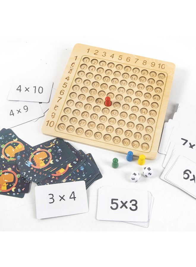 Multiplication Table Children's Education Intelligence Enhancing Song Primary School Students Board Bestseller-Color:HXBR Addition Exercise Board [100 Cards]]  - Image 2