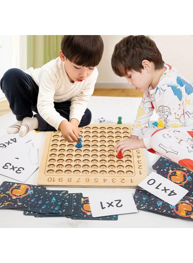 Multiplication Table Children's Education Intelligence Enhancing Song Primary School Students Board Bestseller-Color:HXBR Addition Exercise Board [100 Cards]]  - Image 5