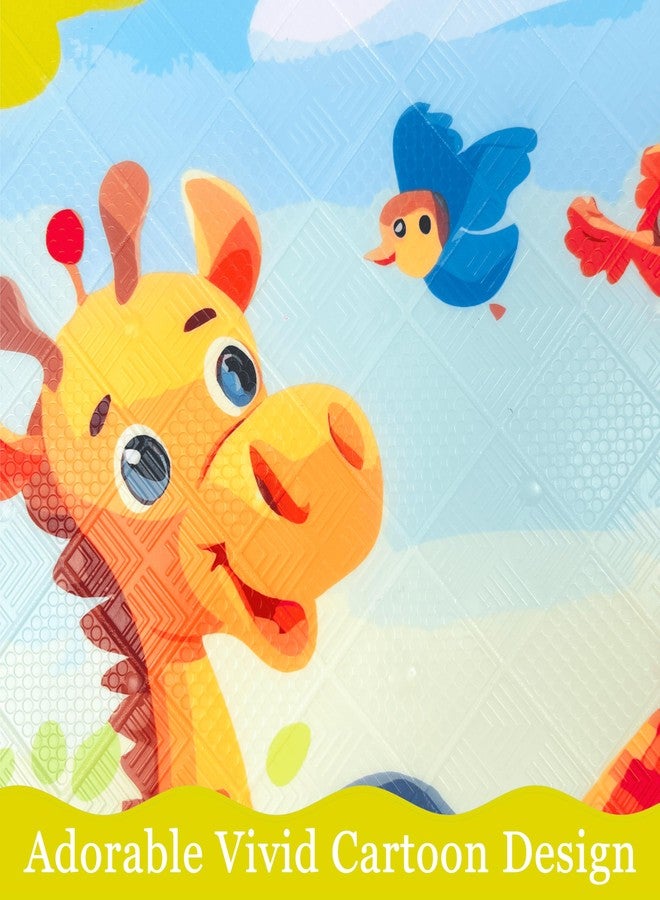 BEEHOMEE Non Slip Bath Mat for Tub,Cartoon Slip-Resistant Mat for Kids Bath Tub - Anti-Slip Bathtub Mat - Non-Slip Shower Floor Mat for Toddlers and Baby Bath Time (Jungle Friends) - Image 5