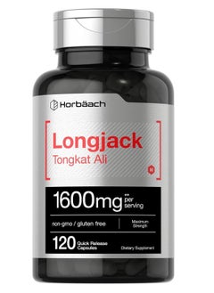 Horbaach Longjack Tongkat Ali 1600 mg - 120 Capsules  - Image 1
