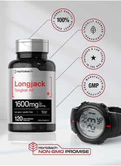 Horbaach Longjack Tongkat Ali 1600 mg - 120 Capsules  - Image 4