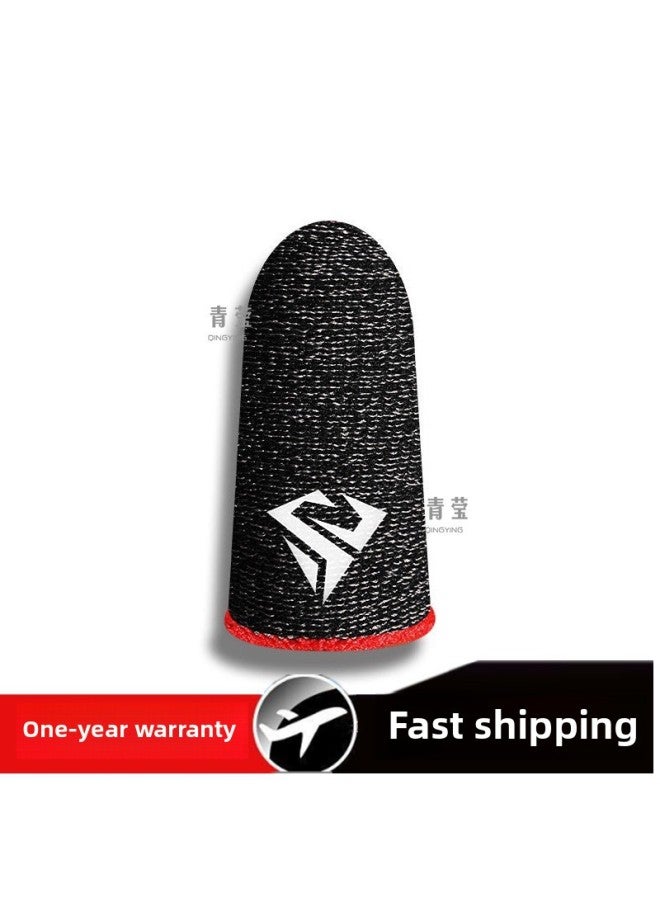 Sweat-proof Game Hand Tour Explosions Finger Cover King Eating Finger Cover Touch Screen Chicken Artifact Breathable Electric Competition Finger Cover-Product Color:❣❣1 Pair | Luxury S03 [red_ultra-thin Glass Silver Fiber + Metal Storage Box Qingying/unlimited Sales Platform❣❣  - Image 5