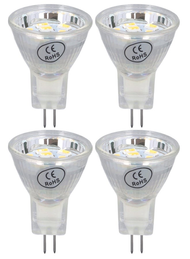 4Pcs MR11 LED Bulb 3W 300lm Bulb with 9 Beads Double Pin Base for Spotlight Landscape LampWarm White Light - Image 1