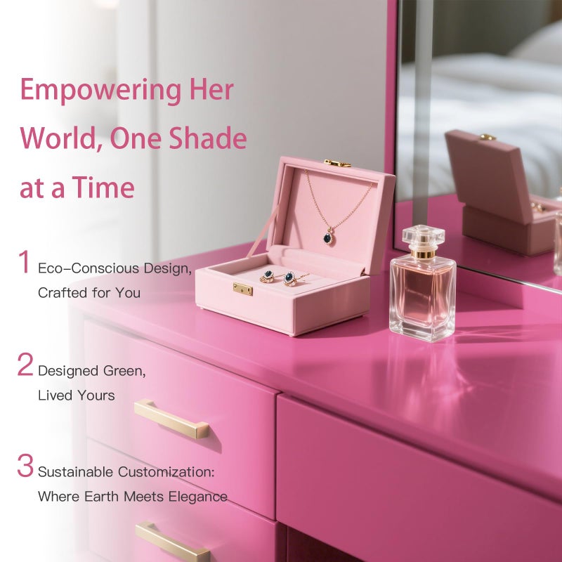 Ismoon 17.7inx118in Pink Wallpaper Peel and Stick Wallpaper Pink Contact Paper Waterproof Removable Self-Adhesive Renter Friendly Bathroom for Cabinets Decor Vinyl - Image 2