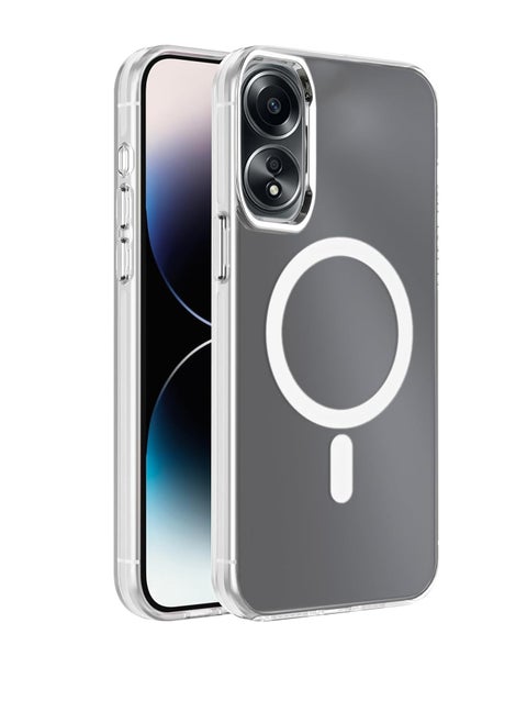 Case For oppo a78 4g Case Crystal Clear [Not Compatible with MagSafe] Soft TPU Gel Case Flexible Silicone Anti-Scratch Transparent TPU Cover - Clear