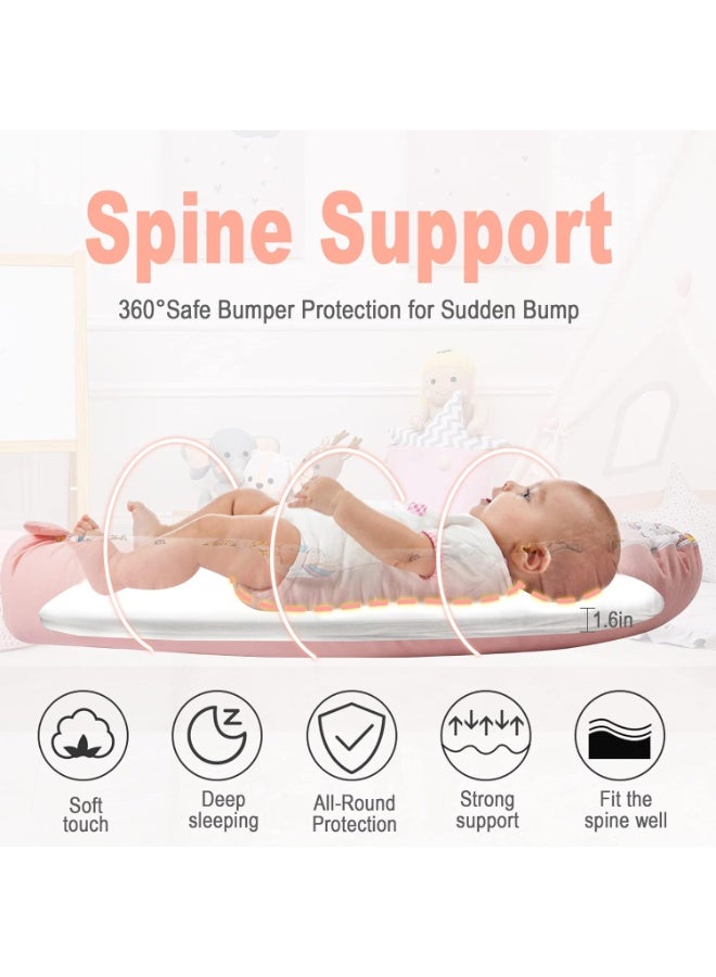 Viviland Baby Lounger Snuggle Me Lounger Fits 0-24 Months Newborn Infant Babies, Unicorn - Image 3