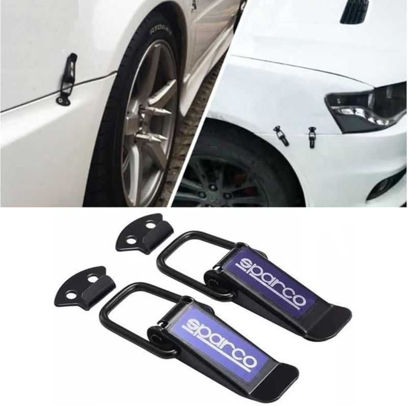 AutoBizarre طقم مشابك قفل خطاف أمان معدني لصدادات السيارات من أوتو بيزار - Image 1