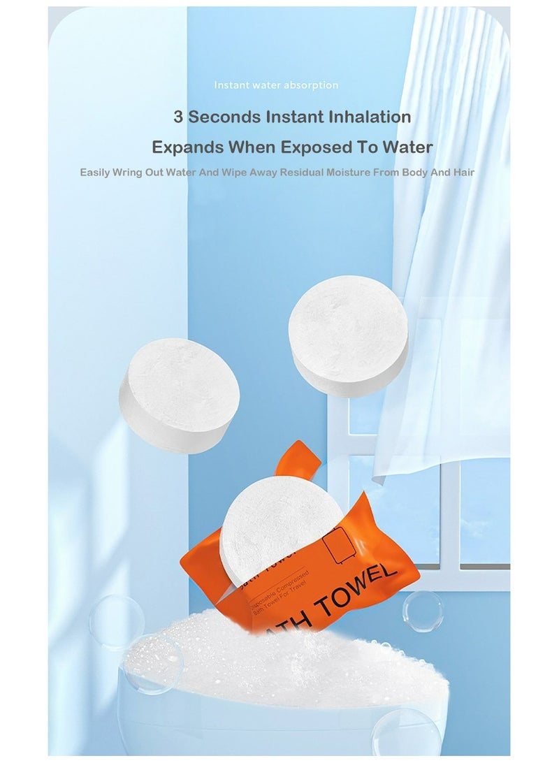 Miss Gooey Disposable Face Towel 2pcs Hand Towels For Bathroom Guest Face Cloths Clean Face Body Biodegradable Drying Face Health And Safety Soft Feel Quick Dry Highly Absorbent Durable Travel Hiking Camping Bac - Image 2