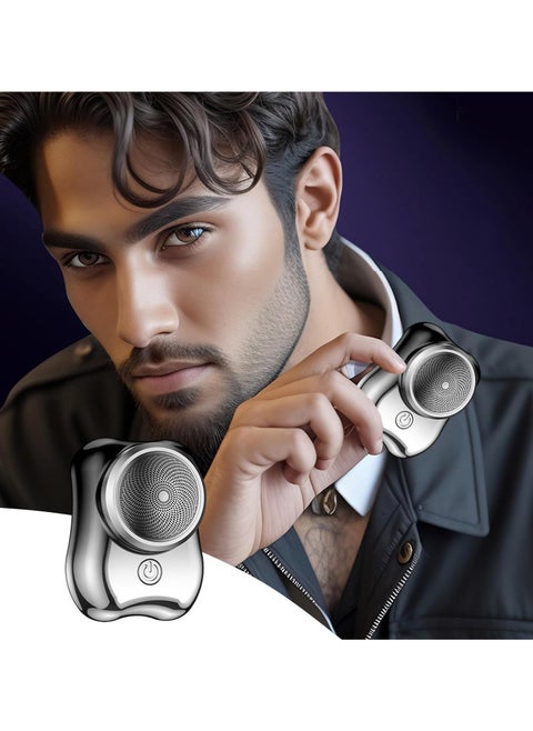 Pocket Size Mini Portable Shaver Electric Razor Easy One Button Use Suitable for Home Car Travel