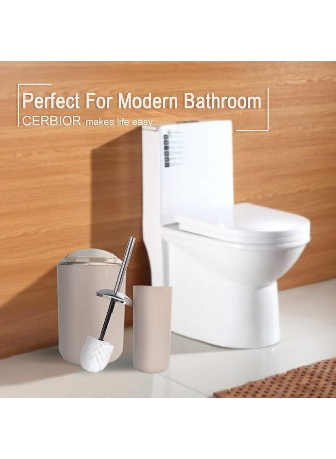 Bathroom Accessory Set multi colors , Bathroom Accessory Set, 6 Pieces, Plastic, Beige - Image 5