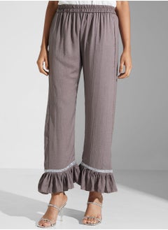hayas closet Ruffle Detail Shirt & Pant Set  - Image 3