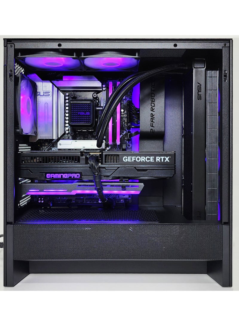 2 FAR ROBOTICS T-800 Premium Black PC - AMD RYZEN 9 9950X3D | RTX 5080 | 64GB DDR5 | 2TB NVME | 360MM Liquid Cooling | X870 | Win 11 PRO | 2 Year Warranty | WIFI | Bluetooth Gaming/Workstation black - Image 1