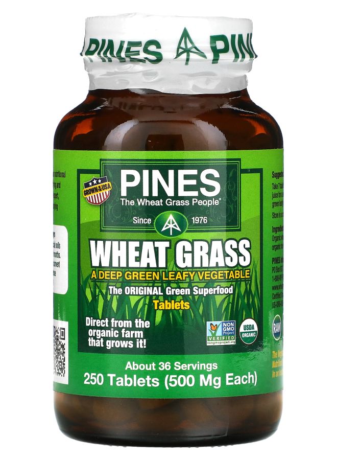 Wheat Grass 500 mg 250 Tablets