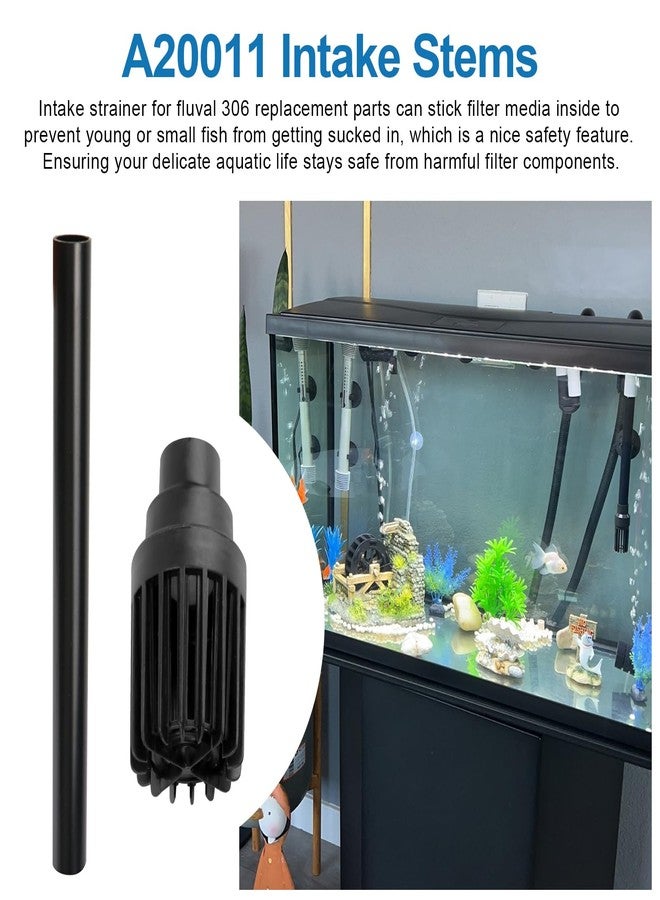 HEBRAR A20011 Intake Stem with Intake Strainer Fit for Fluval 305/405/306/406/307/407 Models Aquarium Tank, Keeps Water Crystal Clear Intake Valve Stem for Fluval Replacement Parts - Image 4