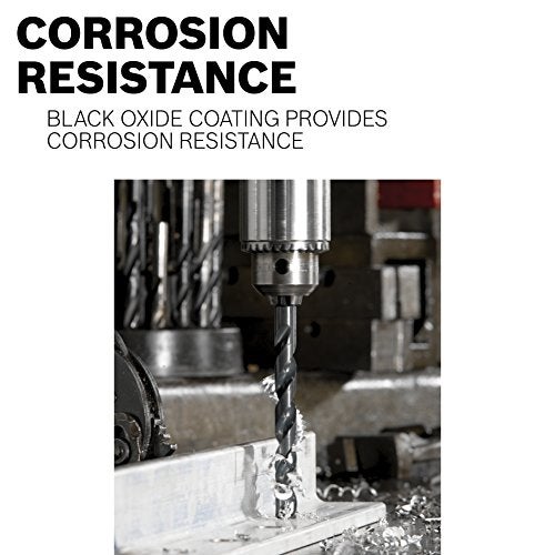 BOSCH BL2144 1-Piece 17/64 in. x 4-1/8 in. Fractional Jobber Black Oxide Drill Bit for Applications in Light-Gauge Metal, Wood, Plastic - Image 5